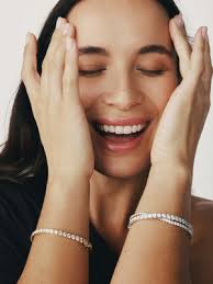 14ct White Gold 2.50ct Diamond Ava Tennis Bracelet