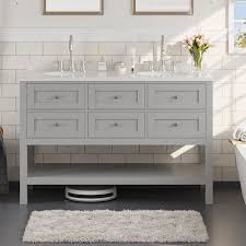 Vanity Cabinet With Double Sink