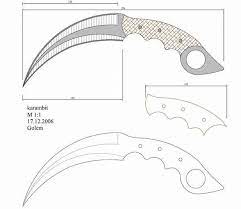 Plantilla del digipack tríptico tamaño 135 en pdf. Plano Para Diseno De Cuchillo Karambit Buscar Con Google Plantillas Cuchillos Cuchillos Y Espadas Cuchillos