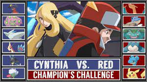 Battle of Champions: RED vs. CYNTHIA (Pokémon Sun/Moon) - YouTube