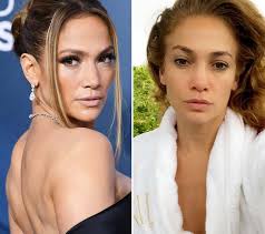 Take a look at jennifer lopez's no makeup pics (of course without photoshop). Natural Beauty Stars Without Makeup