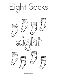 I am extremely blessed to have a doctor who not only works hard to care for patients. Eight Socks Coloring Page Twisty Noodle