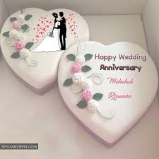Wedding Anniversary Cake With Name Photos Edit Images Anniversary Cake With Name Anniversary Cake With Photo Wedding Cake With Name