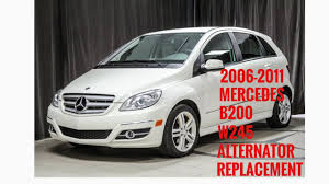Easy Diy 2006 2011 Mercedes B200 Turbo W245 Alternator Replacement Youtube