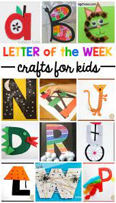 A Z Letter Of The Week Crafts Playdough To Plato Alphabet Activities Preschool Crafts Preschool Activities