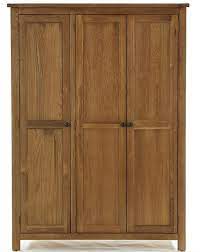Canterbury Triple Door Wardrobe Solid Oak Bedroom Furniture Bedroom Furniture Uk Oak Wardrobe