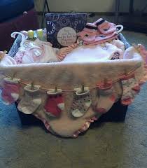 Cute Baby Shower Gift Basket By Georganne Passwater Dunfee Diy Baby Shower Gifts Cute Baby Shower Gifts Baby Shower Gift Basket