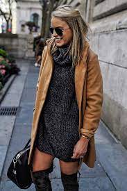 Very displeasing as i was so looking forward to this fall/winter transition filled with lots of grays and camel neutrals, cute justthedesign: 27 Inspiring Ideas How To Rock A Sweater Dress On Daily Basis Winter Fashion Casual Tights Outfit Winter Sweater Dress