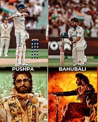 Pushpa Celebrations with Fifty. - Hundred Celebrations with Hundred. - NITISH  REDDY 🤝 ALLU ARJUN 🤝 PRABHAS...!!!! 🔥 #nitishkumarreddy #bahubali  #pusparaj #cricketlovers🏏❤️ #BGT2024 #IMDVSAUS #wtc2025 #icc