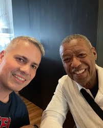 Having lunch at Fogo de Chão, São Paulo, with my childhood friends who also  became musicians because of Dr. Ron Kenoly Ministry's influence.