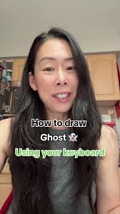 How to Draw a Pumpkin and Ghost Using Your Keyboard