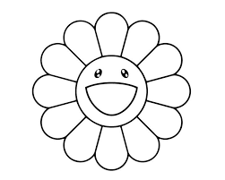 Takashi Murakami Flower Logo Vinyl Painting Stencil Size Pack High Quality Takashi Murakami Flower Logo Vinyl P In 2020 Murakami Flower Takashi Murakami Art Murakami