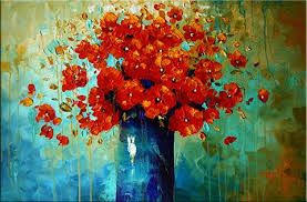 Beginner Easy Black And Red Paintings Easy Oil Painting Pictures For Beginners Flowers Google Search Oil Painting Abstract Oil Painting Trees Oil Painting