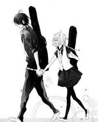 Black And White Anime Boy With Guitar Anime Boy Playing Guitar Google Search Anime Romantic Manga Manga Cosplay
