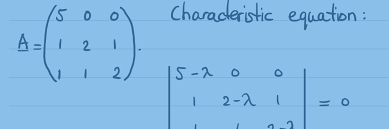 It is also known as characteristic vector. Real Eigenvalues And Eigenvectors Of 3x3 Matrices Example 1 Opencurve