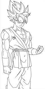 Super Saiyan God Goku Coloring Pages Goku Super Saiyan Blue Cartoon Coloring Pages Super Coloring Pages