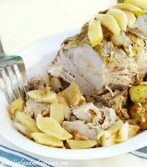 You can see why the recipes can't be used interchangeably — pork loin requires much more seasoning and much more cook time. Crock Pot Pork Roast With Apples And Onions Meatloaf And Melodrama