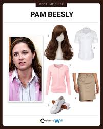 Dress Like Pam Beesly Office Halloween Costumes The Office Costumes Halloween Outfits