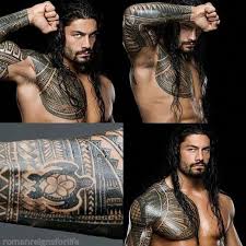 Just another view of my roman reigns tattoo believe that here is a picture of the finished cosplay! 25 Beliebte Maori Tribal Tattoos Tattoospolynesian Tatuajes Instagram Aztec Shoulder Sleeve Tattoodesigns Maori Tattoo Roman Reigns Tattoo Samoan Tattoo