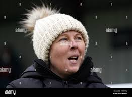 L-R Rehanne Skinner manager of West Ham United Women and Goalkeeping Coach Chris  Pipe during THE FA WOMEN'S SUPER LEAGUE match between West Ham Unit Stock  Photo