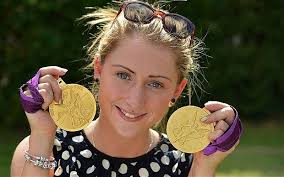 Double Olympic champion Laura Trott's real golden time at the Games was  having a beer with Prince Harry