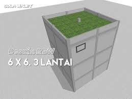 Gambar rbw 8x8 3 lantai bentuk kota : Desain Rbw 6x6 3 Lantai Youtube