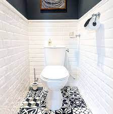 deco carrelage metro 5 inspirations pour habiller vos murs comment decorer ses toilettes relooking toilettes deco carrelage