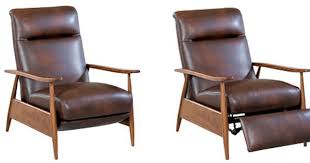 Peter Mid Century Modern Leather Recliner Chair Club Furniture Mid Century Modern Recliner Modern Recliner Recliner Chair