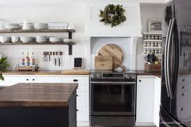 We didn't have such a pretty barn wood like yours. Our Modern Farmhouse Kitchen Makeover The Reveal