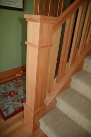 Whether you live in a traditional, modern or craftsman style home, a decorative railing is a great addition to any staircase. Craftsman Banister Would Like It A Little Darker But Love The Simple Lines Staircase Design Stairway Design Craftsman Interior Design
