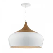 At the online lighting shop we have larger ceiling lights to suit rooms with a larger than standard ceiling, vaulted ceiling lights, raised ceiling lights and wide ceiling lights for bigger rooms. Darilight Gau8602 Gaucho Pendant Gloss White Ceiling Light Wood