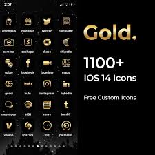 1100 Gold Iphone Ios 14 App Icons Pack Gold Icon Aesthetic Etsy In 2021 Gold Iphone Gold App App Icon