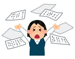 仕事を投げ出す人のイラスト（女性）&nbsp;|&nbsp;かわいいフリー素材集&nbsp;いらすとや