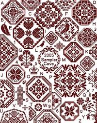 We add a personalized message & supply as a complete kit. Sampler Cove Cross Stitch