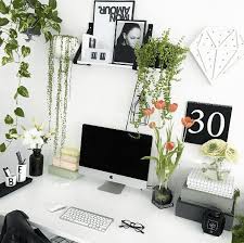 Maybe you would like to learn more about one of these? Office Plants And Plant Decorating Ideas To Improve Your Mood At Work My Tasteful Space White Office Decor Office Space Decor Cubicle Decor Office