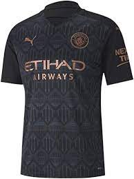 The first commercial manchester city replica shirts released for sale to the public were manufactured by umbro, who enjoyed a long. Amazon Com Puma Men S Manchester City Fc 2020 21 Away Jersey Clothing