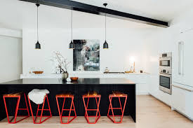 Liz morrow 's small kitchen is given space and depth with white up top for the backsplash and cabinets and deep charcoal, almost black, down below. Photo 1 Of 502 In Dwell S Favorite Kitchen Photos From This Passive House In Park City Just Hit The Market For 1 1m Dwell
