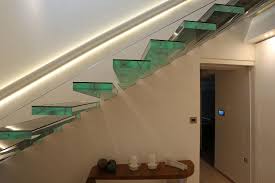 Instead of using two stringers to support the staircase on its right and left sides, which is the approach most commonly found in commercial and residential construction today, a floating staircase uses a single, central stringer for the necessary support. Acrylic Staircase Systems From Siller Treppen Architonic