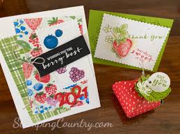 Maybe you would like to learn more about one of these? Berry Blessings Joyfold Card Stamping Country