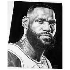 Lebron James Original Pencil Sketch