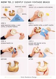 How To Gently Clean Vintage Brass Emily Henderson Cleaning Hacks Cleaning Painted Walls Cleaning