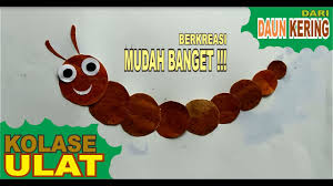 Dua lilin dijual tarzan daun kering diikat burhan buat apa mikirin mantan mending kita ingat tuhan. Cara Membuat Kolase Ulat Daun Dari Daun Nangka Kering Leaf Art Youtube
