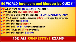 In 1953, what type of signal was first successfully transmitted in the united states? 50 Inventions And Inventors Questions And Answers Scientists Inventors Trivia Questions Youtube