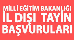Milli eğitim bakanlığı, 14 ila 20 haziran 2019 tarihleri arasında başvurularını aldığı, il dışı tayinlerinde sonuçları açıkladı. Il Disi Yer Degistirme Basvurulari Basladi Il Disi Tayin 2017 Son Dakika Haberleri