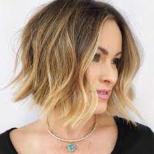 A classic short bob with bangs hairstyle can vary in length, but generally starts from the ear and ends at the neck, all shaggy layers. 30 Shaggy Bob Haircut Ideas Belletag