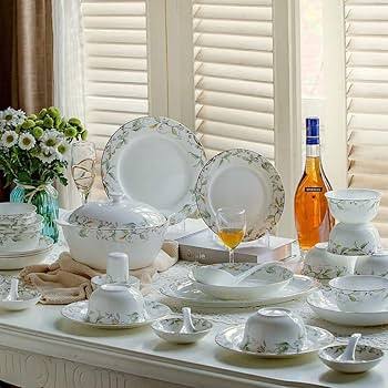 Ceramic Dinner Set 46-Piece