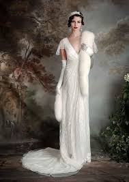 Eliza Jane Howell Wedding Dresses Roaring 1920s Style Onefabday Com Ireland Deco Wedding Dress Art Deco Wedding Dress Vintage Gowns