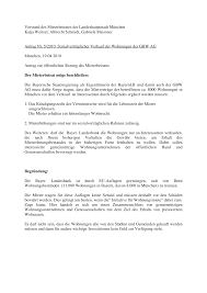 Auch über die eingeklagte forderung hinaus keinen anspruch auf erstattung von nebenkosten für die wohnung habe. Http Www Mieterbeirat Muenchen De Antraege Gbw 20ag Pdf