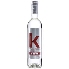 Bakon vodka in a pint glass filled with ice. Kamouraska Bacon Product Page Saq Com