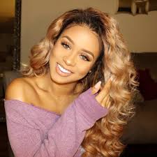 This honey blonde wig made with excellent quaility heat resistant synthetic fiber has the cheap price, being a good choose for women. Dorabeauty Dark Roots Honey Blonde Virgin Human Hair Wig For Black Woman Glueless Lace Front Wig Ombre 1b 27 Body Wave 150 Density 16 Inches Amazon In Beauty
